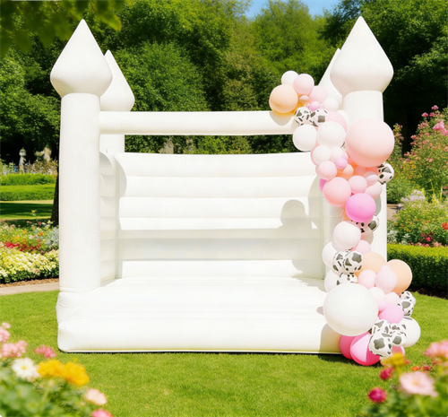 White Wedding Inflatable Bounce House